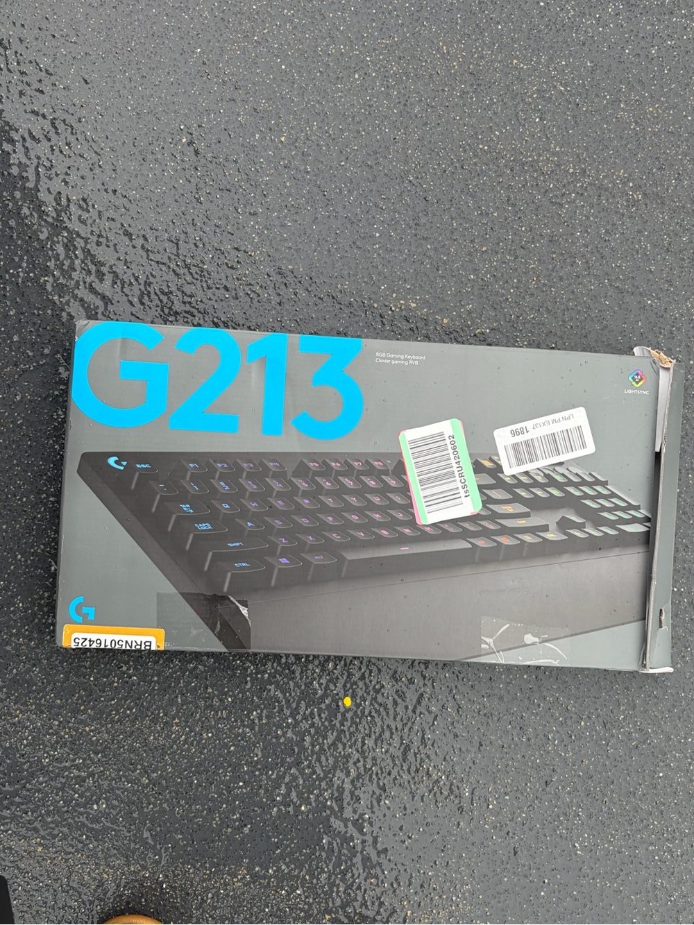Logitech G213 Prodigy RGB Gaming Keyboard Wired USB Mech-Dome Black